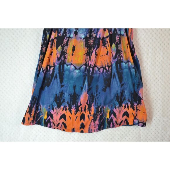 Hurley Hazel Women's Medium Blue Spaghetti Strap Skater Dress - Picture 5 of 13